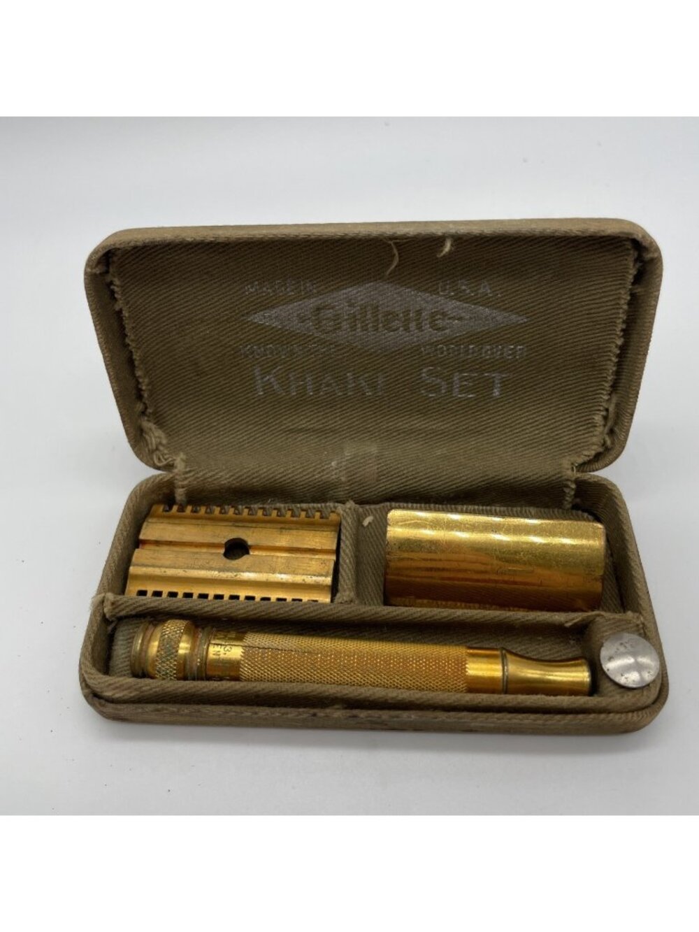 Vintage Gillette Razor As Seen Gold-tone